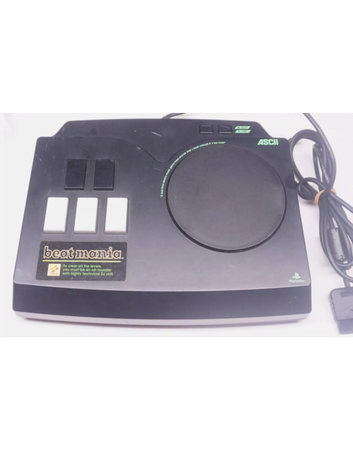 Controlador DJ Oficial OEM Beatmania – Tocadiscos ASCII para PlayStation 1 y 2