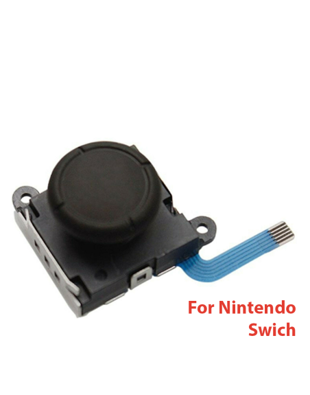 Joystick Negro para Mandos Nintendo Switch Joy-Con