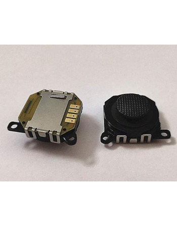 Piezas de repuesto analógico Joystick con tapa para PSP FAT 1000 1001 - Negro