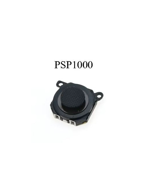 Piezas de repuesto analógico Joystick con tapa para PSP FAT 1000 1001 - Negro