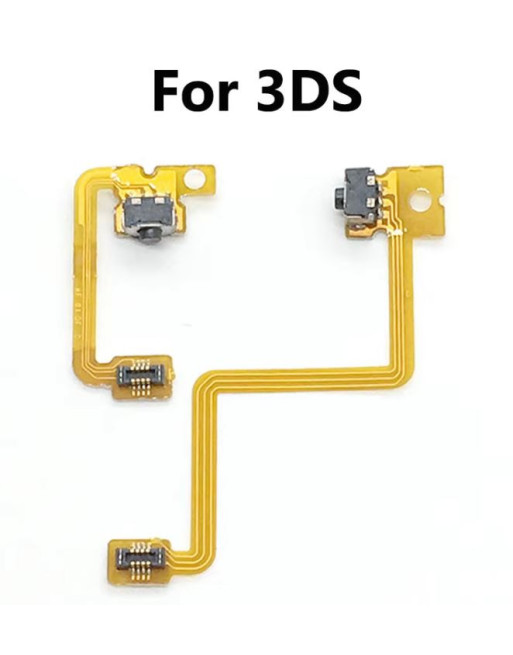 Botones de Hombro JCD L y R con Cable Flexible para Nintendo 3DS