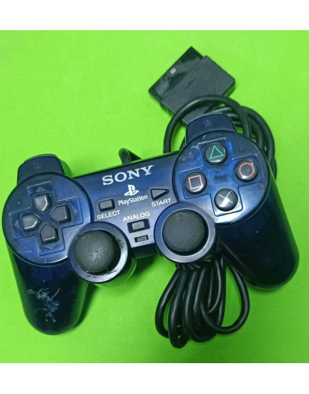 Mando Dual Shock Para Sony Playstation 2 Y Playstation 1 AZUL