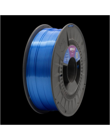 WINKLE FILAMENTO AZUL ACERO PLA SILK 1.75MM 1 KG BLUE STEEL