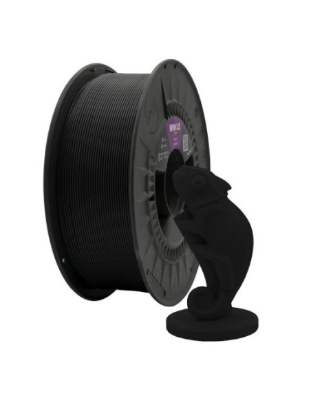 WINKLE FILAMENTO NEGRO GRAFITO PLA-MATT HD 1.75MM 1 KG GRAPHITE