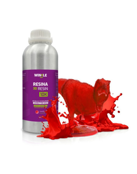 WINKLE RESINA LAVABLE AL AGUA CRISTAL ROJO